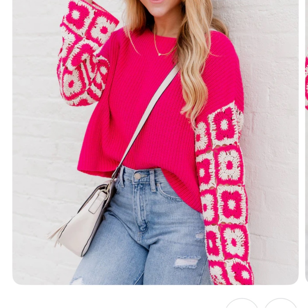 Pink sweater